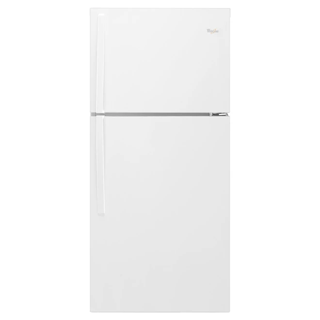 Whirlpool Top-Freezer Refrigerator - 19.2-cu ft - White 3 Whirlpool Top-Freezer Refrigerator - 19.2-cu ft - White