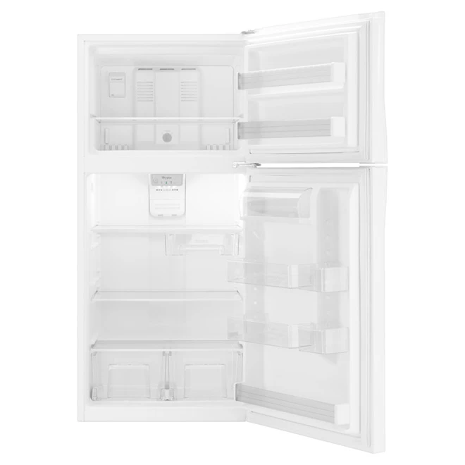 Whirlpool Top-Freezer Refrigerator - 19.2-cu ft - White 5 Whirlpool Top-Freezer Refrigerator - 19.2-cu ft - White - Image 3
