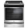 Whirlpool Slide-in Convection Electric Range - Self-Cleaning Option - 6.4-cu ft - 30-in - Stainless Steel -WHIRLPOOL shop 30005189 L