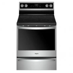 Whirlpool Electric Smart Range - Scan-to-Cook Function - 6.4-cu ft - Stainless Steel