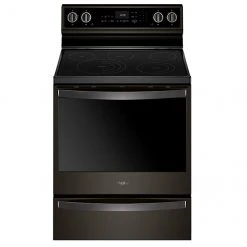 Electric Smart Range - 6.4 cu. ft. - Black Stainless Steel