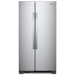 Whirlpool Side-by-Side Refrigerator with Electronic Temperature Controls - 33-in - 21.7-cu ft - Stainless Steel