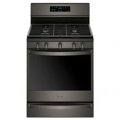 Gas Range with Fan Convection -5.8 cu. ft. - Black Stainless