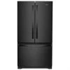 Whirlpool 25.2-cu ft French Door Refrigerator with Ice Maker and Interior Water Dispenser - Black -WHIRLPOOL shop 30005563 L