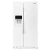 Whirlpool Side-by-Side Refrigerator with Water/Ice Dispenser - 36-in - 28-cu ft - White 1 Whirlpool Side-by-Side Refrigerator with Water/Ice Dispenser - 36-in - 28-cu ft - White -WHIRLPOOL shop 30005710 L