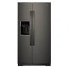Whirlpool Side-by-Side Refrigerator with EveryDrop Filtration System - 36-in - 28.4-cu ft - Black Stainless Steel -WHIRLPOOL shop 30005711 L