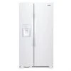 Whirlpool Side-by-Side Refrigerator with Icemaker - 36-in - 24.5-cu ft - White -WHIRLPOOL shop 30005714 L