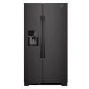 Whirlpool Side-by-Side Refrigerator with Icemaker - 36-in - 24.5-cu ft - Black -WHIRLPOOL shop 30005716 L