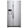 Whirlpool Side-by-Side Refrigerator with Can Caddy- 33-in - 21-cu ft - Stainless Steel -WHIRLPOOL shop 30005717 L