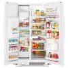 Whirlpool Side-by-Side Refrigerator with Water/Ice Dispenser - 33-in - 21-cu ft - White -WHIRLPOOL shop 30005720d L