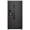Whirlpool Side-by-Side Refrigerator with Icemaker and Water Filtration - 33-in - 21-cu ft - Black -WHIRLPOOL shop 30005726 L