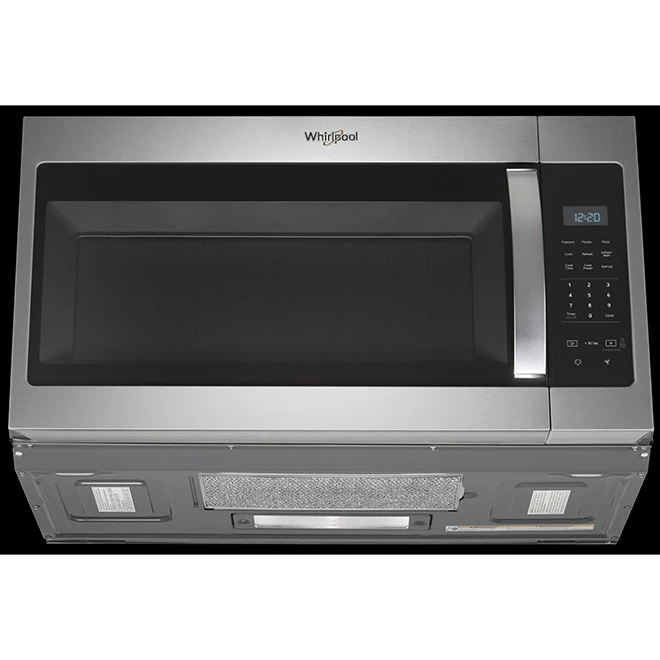 Whirlpool Over-the-Range Microwave - 900 W - 1.7-cu ft - Stainless Steel 4 Whirlpool Over-the-Range Microwave - 900 W - 1.7-cu ft - Stainless Steel - Image 2