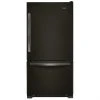 Whirlpool 33-in Bottom-Freezer Refrigerator - 22.1-cu ft - Black Stainless Steel -WHIRLPOOL shop 30005788 L