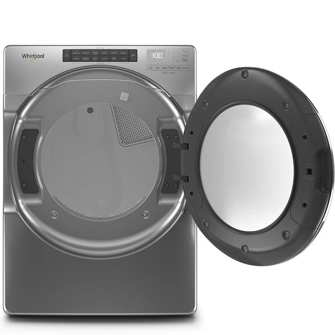 Electric Dryer with Steam Cycles - 7.4 cu. ft. - Chrome Shadow Electric Dryer with Steam Cycles - 7.4 cu. ft. - Chrome Shadow -WHIRLPOOL shop 30005825b L