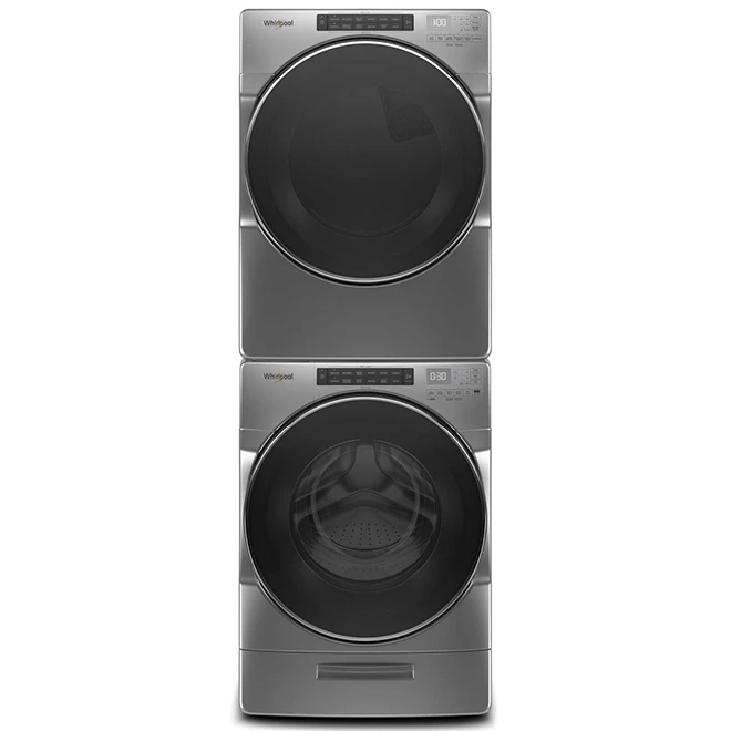 Electric Dryer with Steam Cycles - 7.4 cu. ft. - Chrome Shadow Electric Dryer with Steam Cycles - 7.4 cu. ft. - Chrome Shadow -WHIRLPOOL shop 30005825c L