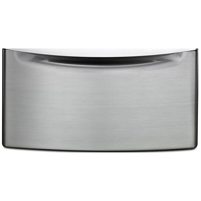 Pedestal with Storage Drawer - 27" - Chrome Shadow 3 Pedestal with Storage Drawer - 27" - Chrome Shadow