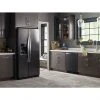 Whirlpool 36-in Counder-Depth Side-by-Side Refrigerator - 21-cu ft - Black Stainless Steel -WHIRLPOOL shop 30005861d L