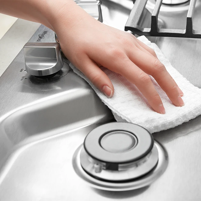 Whirlpool Gas Cooktop - 5 Burners - 36-in - 15,000 BTU - Stainless Steel Whirlpool Gas Cooktop - 5 Burners - 36-in - 15,000 BTU - Stainless Steel -WHIRLPOOL shop 30005882d L