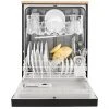 Whirlpool Portable Dishwasher - 24-in - Black - 64-dB - Heated Dry Option -WHIRLPOOL shop 30006148c L