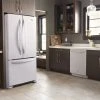 Whirlpool Energy Star Certified 22.1-cu ft French Door Refrigerator with Accu-Chill - White -WHIRLPOOL shop 30006206c L