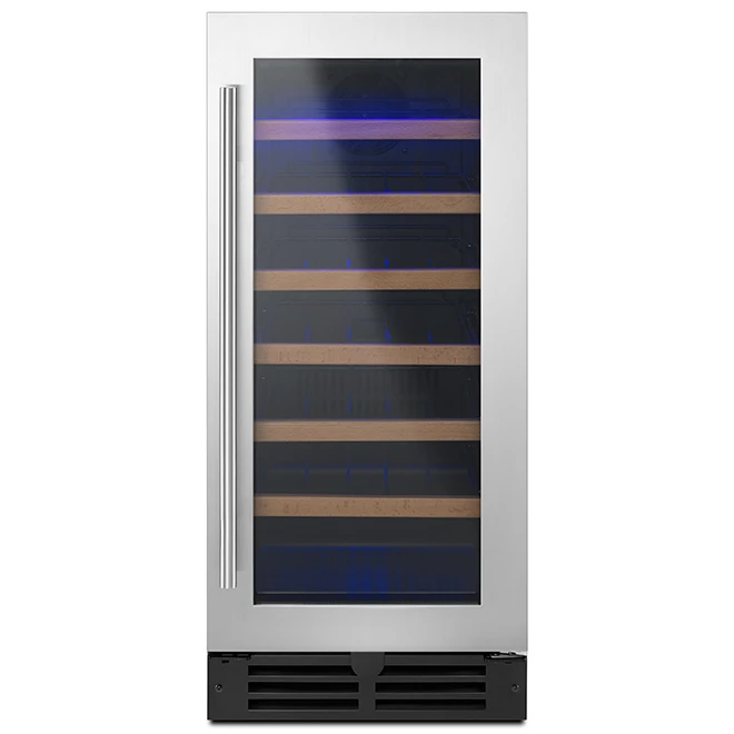 Undercounter 34-Bottle Wine Cellar - 15" - Black and SS 3 Undercounter 34-Bottle Wine Cellar - 15" - Black and SS