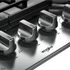 Whirlpool Gas Cooktop - 5 Burners - 30-in - 15,000 BTU - Stainless Steel -WHIRLPOOL shop 30006335c L