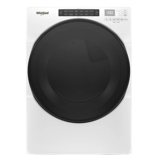 Whirlpool(TM) Gas Steam Dryer - 27" - 7.4 cu. ft. - White 3 Whirlpool(TM) Gas Steam Dryer - 27" - 7.4 cu. ft. - White