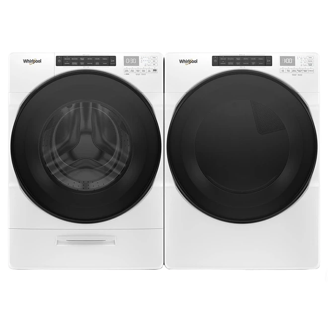 Whirlpool(TM) Gas Steam Dryer - 27" - 7.4 cu. ft. - White 6 Whirlpool(TM) Gas Steam Dryer - 27" - 7.4 cu. ft. - White - Image 4