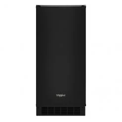Whirlpool Ice Maker - Clear Ice Technology - 15-in - Black - 25-lb Capacity