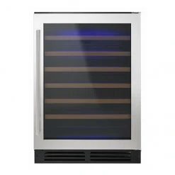 Undercounter Wine Center - 51 Bottles - Black Stainless