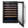 Undercounter Wine Center - 51 Bottles - Black Stainless -WHIRLPOOL shop 30006379b L