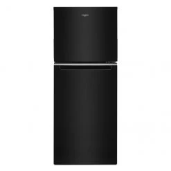 Whirlpool 24-in Black Top Freezer Refrigerator - 11.6 cu ft