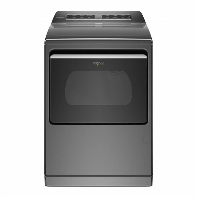 Whirlpool Smart Capable Top Load Gas Dryer - Steam Cycle - 7.4-cu ft - 27-in - Chrome Shadow Whirlpool Smart Capable Top Load Gas Dryer - Steam Cycle - 7.4-cu ft - 27-in - Chrome Shadow -WHIRLPOOL shop 30006489 L