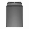 Whirlpool Smart Top Load Washer - 5.5-cu ft - 750 RPM - Wi-Fi Compatibility - Chrome Shadow -WHIRLPOOL shop 30006492 L