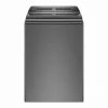 Whirlpool Smart Top Load Washer - 6.1-cu ft - 850 RPM - Wi-Fi Compatibility - Chrome Shadow -WHIRLPOOL shop 30006494 L