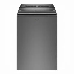 Whirlpool Smart Top Load Washer - 6.1-cu ft - 850 RPM - Wi-Fi Compatibility - Chrome Shadow