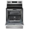 Whirlpool Stainless Steel Freestanding Electric Range - Smooth 4 Burner Cooktop - Self-Cleaning - 5.3-cu ft 7 Whirlpool Stainless Steel Freestanding Electric Range - Smooth 4 Burner Cooktop - Self-Cleaning - 5.3-cu ft -WHIRLPOOL shop 30006525b L