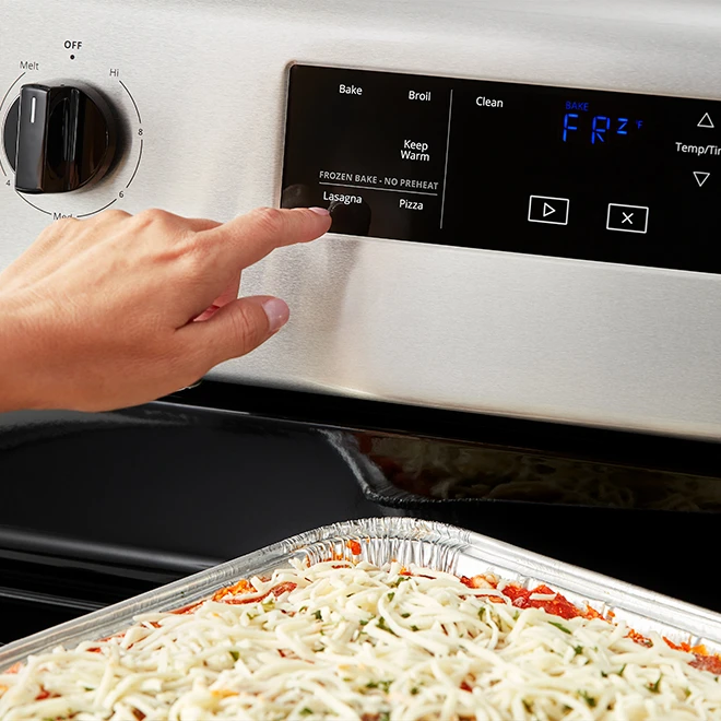 Whirlpool Stainless Steel Freestanding Electric Range - Smooth 4 Burner Cooktop - Self-Cleaning - 5.3-cu ft 5 Whirlpool Stainless Steel Freestanding Electric Range - Smooth 4 Burner Cooktop - Self-Cleaning - 5.3-cu ft - Image 3