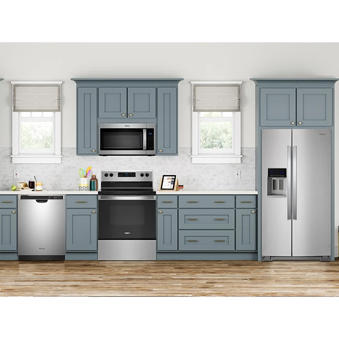 Whirlpool Stainless Steel Freestanding Electric Range - Smooth 4 Burner Cooktop - Self-Cleaning - 5.3-cu ft 6 Whirlpool Stainless Steel Freestanding Electric Range - Smooth 4 Burner Cooktop - Self-Cleaning - 5.3-cu ft - Image 4