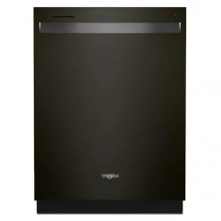 Whirlpool Built-In Dishwasher with Tall Tub and Third Rack - 24-in - Black Stainless Steel