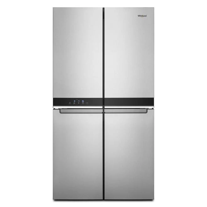 Whirlpool Bottom Freezer 4-Door Refrigerator - Counter Depth - 36-in - 19.4-cu ft - Stainless Steel 3 Whirlpool Bottom Freezer 4-Door Refrigerator - Counter Depth - 36-in - 19.4-cu ft - Stainless Steel
