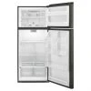 Whirlpool 18-cu ft Standard Depth Top Freezer Refrigerator (Fingerprint-Resistant Black Stainless Steel) -WHIRLPOOL shop 30006616c L