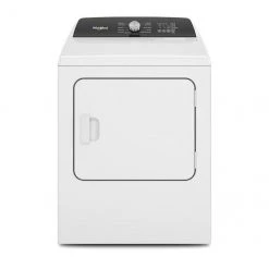 Whirlpool 7-cu ft Vented Electric Dryer (White) with Steam